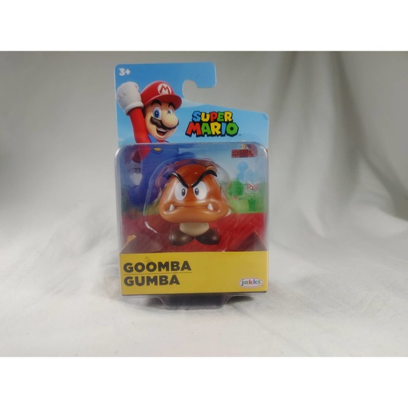 Nintendo SUPER MARIO Goomba Gumba 2.5" Mini Figure Jakks Pacific Collectible NIP - Picture 1 of 2